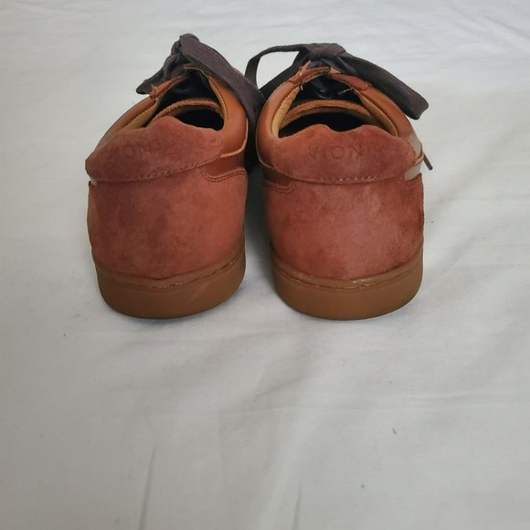 Vionic Men's Mott Brok Leather Orthotic Arch Support Walking Shoes Dark Brown 10 - Picture 11 of 16